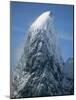 Snowy Peak on Antarctic Coast-George Lepp-Mounted Photographic Print