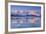 Snowy Peaks are Reflected in the Frozen Lake Jaegervatnet at Sunset, Lapland-Roberto Moiola-Framed Photographic Print