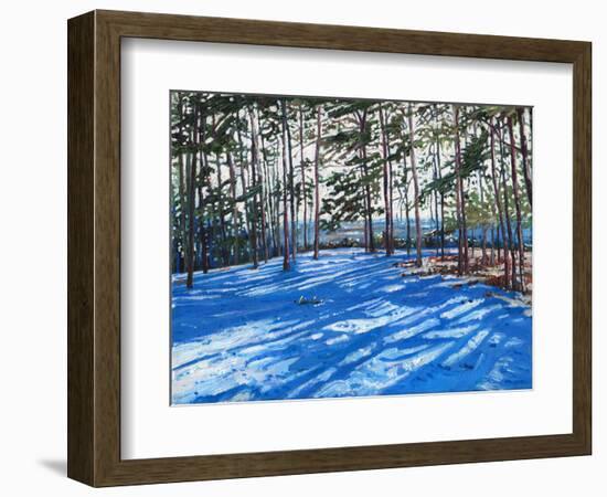 Snowy Ridge, 2009, (oil on canvas)-Helen White-Framed Giclee Print