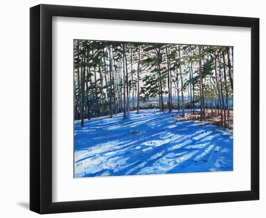 Snowy Ridge, 2009, (oil on canvas)-Helen White-Framed Giclee Print