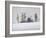 Snowy Ridgeline-David Knowlton-Framed Giclee Print