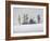 Snowy Ridgeline-David Knowlton-Framed Giclee Print