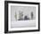 Snowy Ridgeline-David Knowlton-Framed Giclee Print