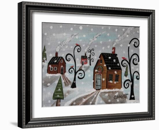 Snowy Sky-Karla Gerard-Framed Giclee Print