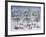 Snowy Streets-Bill Bell-Framed Giclee Print