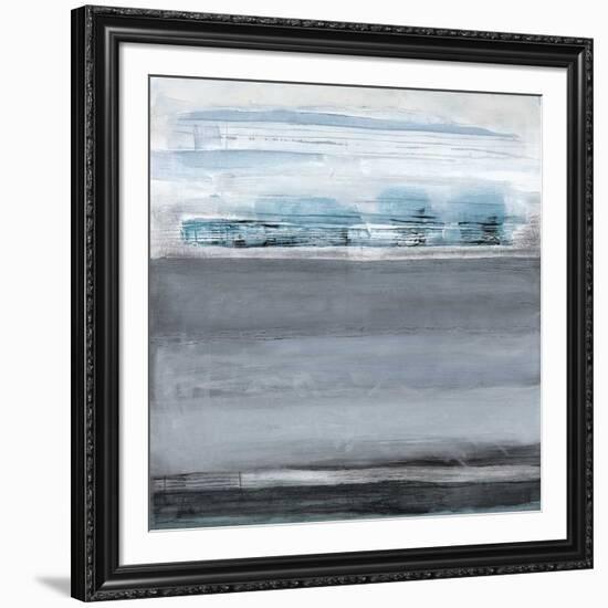 Snowy Tracks-Drew Sims-Framed Art Print