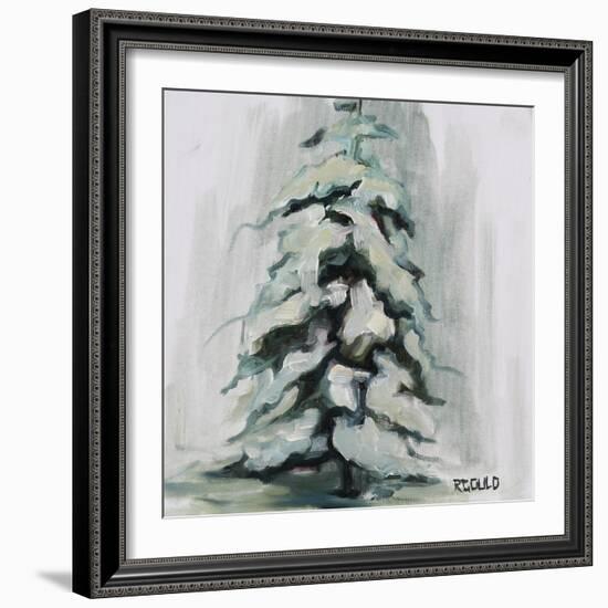 Snowy Tree 2-Renee Gould-Framed Giclee Print