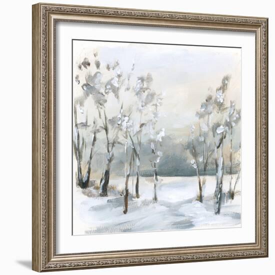 Snowy Winter Trees-Katrina Pete-Framed Art Print