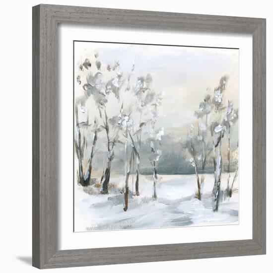 Snowy Winter Trees-Katrina Pete-Framed Art Print