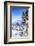 Snowy Woods and Mountain Huts Framed by the Winter Sunset, Bettmeralp, District of Raron-Roberto Moiola-Framed Photographic Print