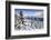 Snowy Woods and Mountain Huts Framed by the Winter Sunset, Bettmeralp, District of Raron-Roberto Moiola-Framed Photographic Print