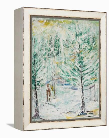 Snowy Woods-Ikahl Beckford-Framed Premier Image Canvas