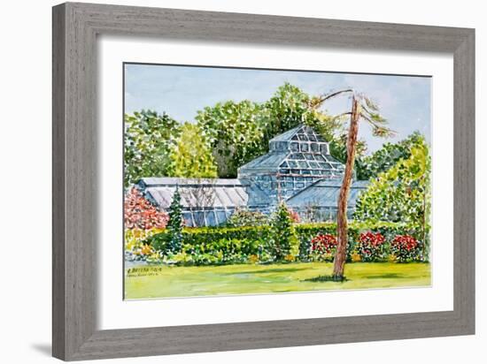 Snug Harbor Greenhouse-Anthony Butera-Framed Giclee Print