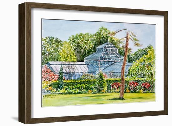 Snug Harbor Greenhouse-Anthony Butera-Framed Giclee Print