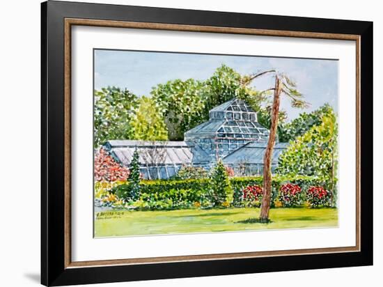 Snug Harbor Greenhouse-Anthony Butera-Framed Giclee Print