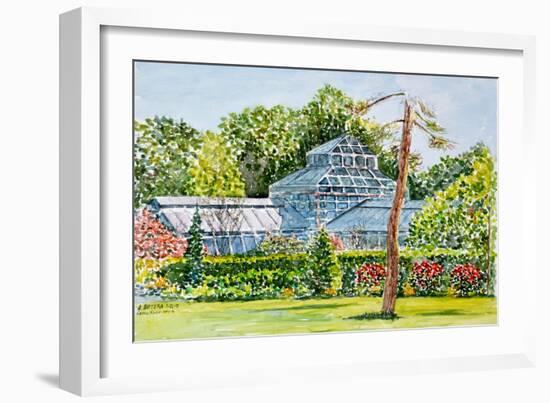 Snug Harbor Greenhouse-Anthony Butera-Framed Giclee Print