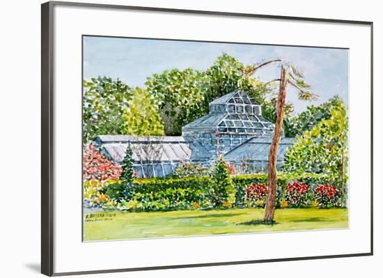 Snug Harbor Greenhouse-Anthony Butera-Framed Giclee Print