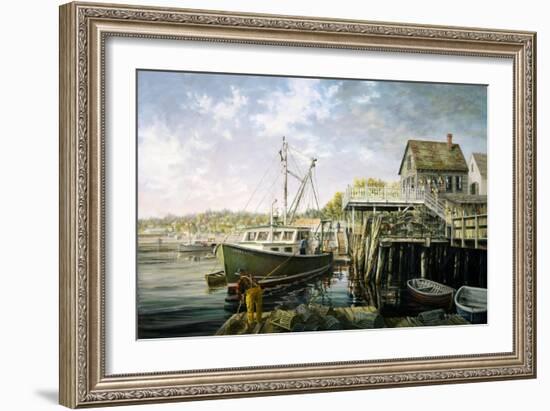 Snug Harbor-Nicky Boehme-Framed Giclee Print