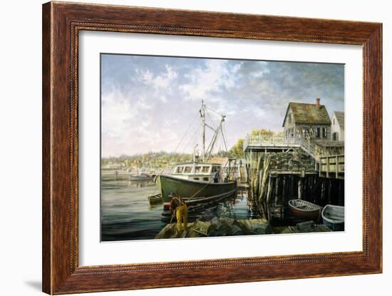 Snug Harbor-Nicky Boehme-Framed Giclee Print