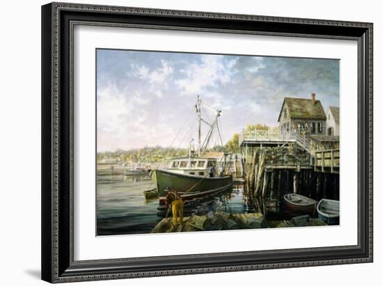 Snug Harbor-Nicky Boehme-Framed Giclee Print