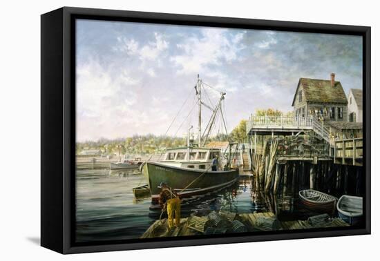 Snug Harbor-Nicky Boehme-Framed Premier Image Canvas