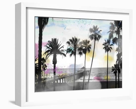 So Cal - Palm Paradise-Chuck Brody-Framed Giclee Print