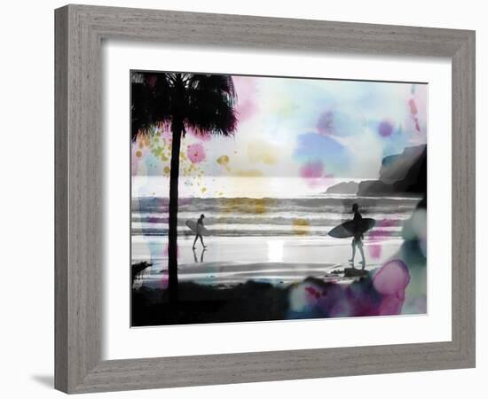 So Cal - Sandy Walks-Chuck Brody-Framed Giclee Print