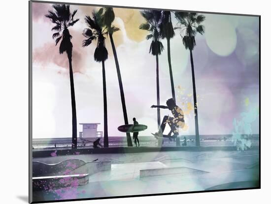 So Cal - Skatepark-Chuck Brody-Mounted Giclee Print