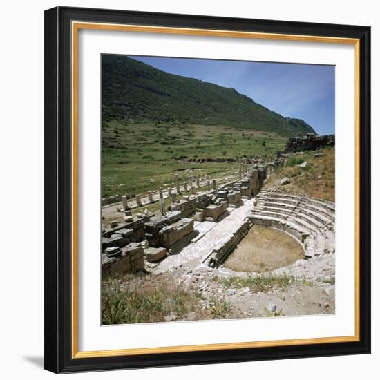 So-Called Odeion at Ephesus, 2nd Century-CM Dixon-Framed Photographic Print