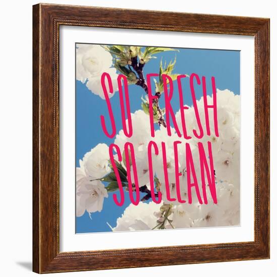 So Fresh So Clean-Leah Flores-Framed Giclee Print