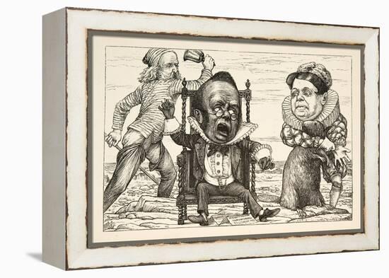 So Great Was His Fright That His Waistcoat Turned White'-Henry Holiday-Framed Premier Image Canvas