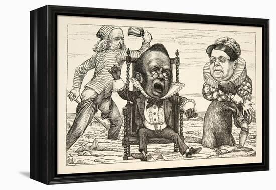 So Great Was His Fright That His Waistcoat Turned White'-Henry Holiday-Framed Premier Image Canvas