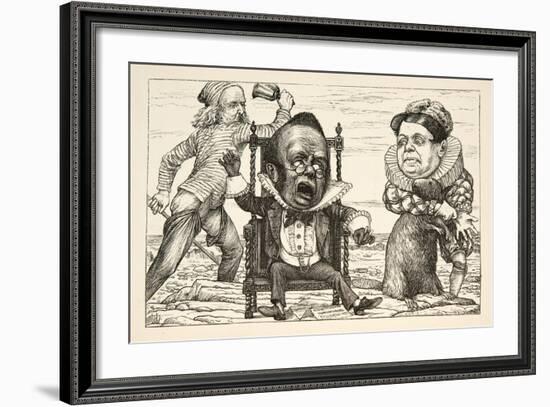 So Great Was His Fright That His Waistcoat Turned White'-Henry Holiday-Framed Giclee Print