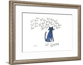 So Happy, Ca. 1958-Andy Warhol-Framed Art Print