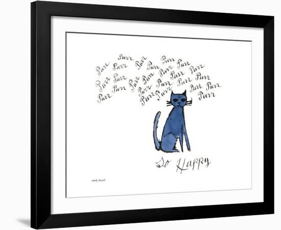 So Happy, ca. 1958-Andy Warhol-Framed Art Print