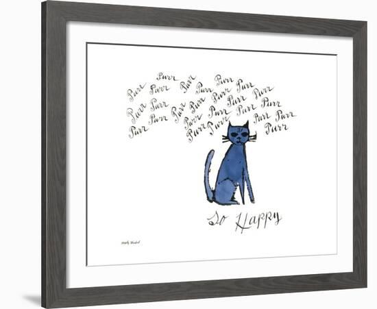 So Happy, ca. 1958-Andy Warhol-Framed Art Print