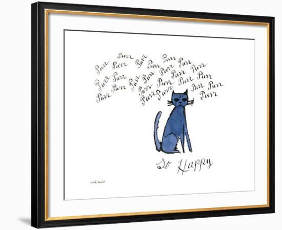 So Happy, ca. 1958-Andy Warhol-Framed Art Print