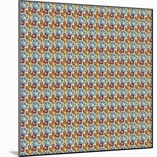 So Hexy Flower Pattern-Christine O’Brien-Mounted Giclee Print