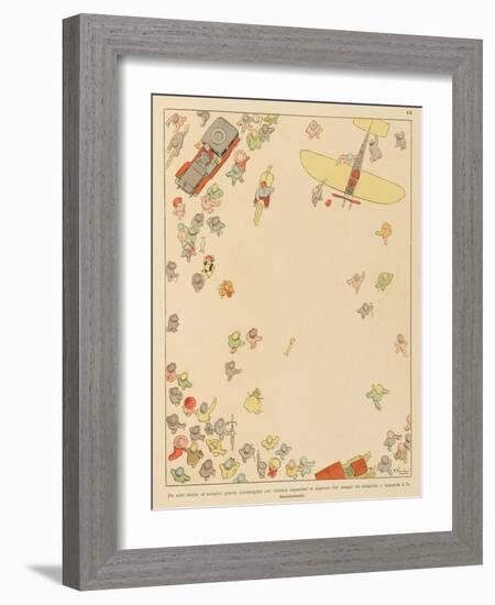 So Long as the Flying Machine Remains-Joaquin Xaudaro-Framed Art Print