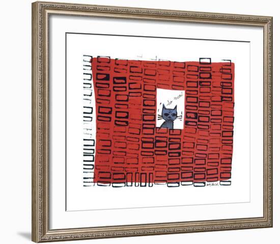 So Meow, c. 1958-Andy Warhol-Framed Giclee Print