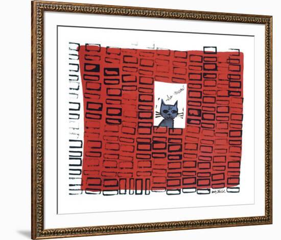 So Meow, c. 1958-Andy Warhol-Framed Giclee Print