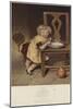 So Nice, a Depiction of a Young Girl Eating a Bowl of Steaming Food-null-Mounted Giclee Print