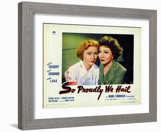 So Proudly We Hail, 1943-null-Framed Art Print