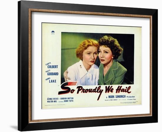 So Proudly We Hail, 1943-null-Framed Art Print