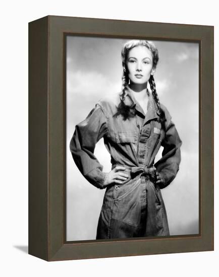 So Proudly We Hail, Veronica Lake, 1943-null-Framed Stretched Canvas