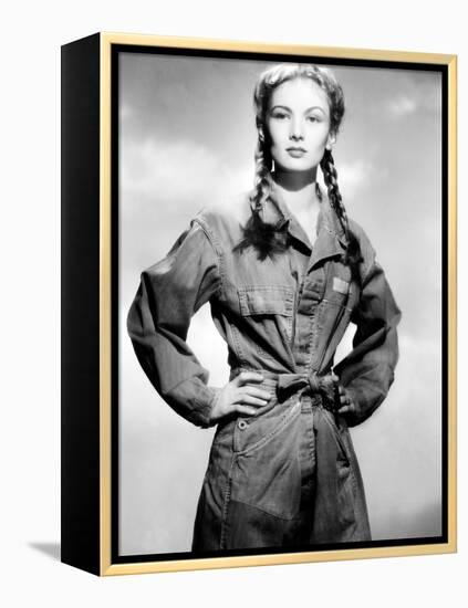 So Proudly We Hail, Veronica Lake, 1943-null-Framed Stretched Canvas