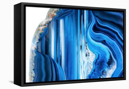 So Pure Collection - Beautiful Blue Agate-Philippe Hugonnard-Framed Premier Image Canvas