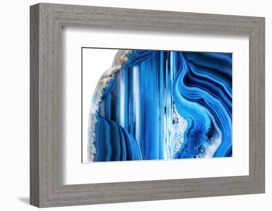 So Pure Collection - Beautiful Blue Agate-Philippe Hugonnard-Framed Photographic Print