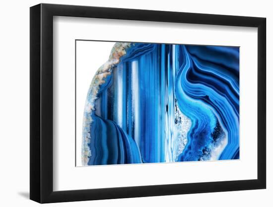 So Pure Collection - Beautiful Blue Agate-Philippe Hugonnard-Framed Photographic Print