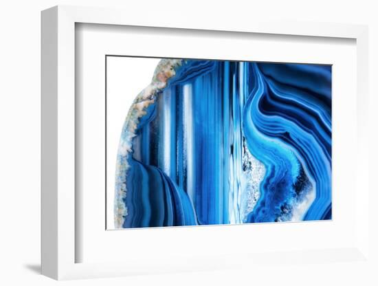 So Pure Collection - Beautiful Blue Agate-Philippe Hugonnard-Framed Photographic Print